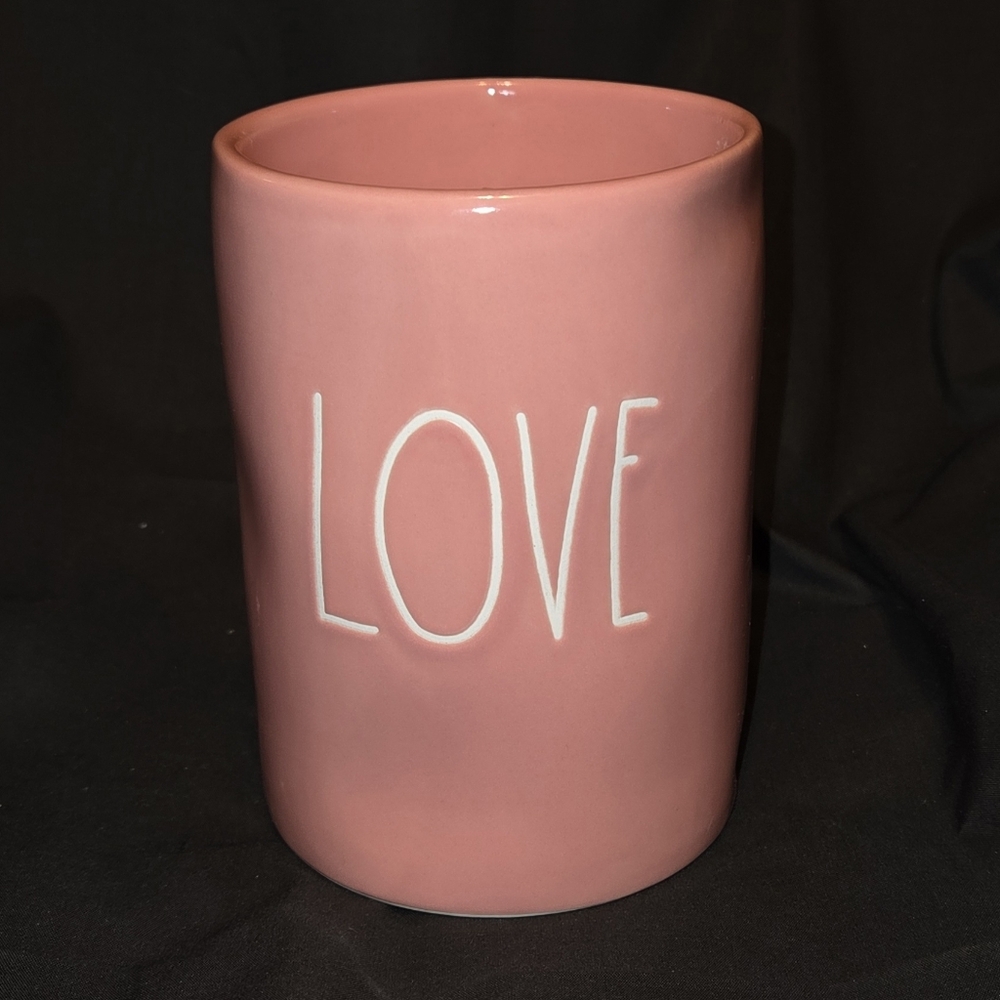 Rae Dunn Pink Love Midnight Rose Candle